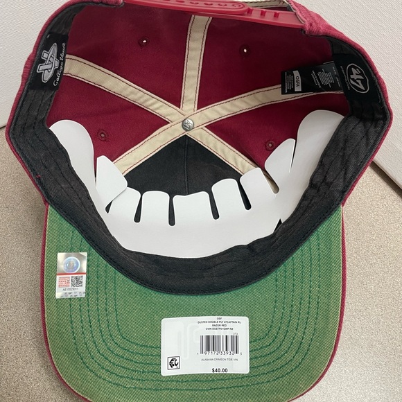 Alabama Crimson Tide Snapback Hat Cap 47 Brand Captain Distressed Vintage Style - Picture 6 of 9